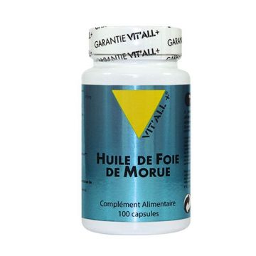 Vit'All+ Ulei de ficat de cod 100 Capsule