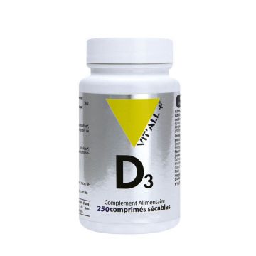 Vit'All+ Vitamine D3 20µg 250 comprimate