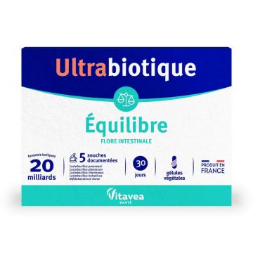 Vitavea Santé Ultrabiotique Intestinal Flore Balance 30 geluri