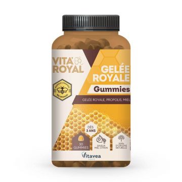 Vitavea Santé Vita'Royal Royal Jelly și miere cu aromă de lămâie 30 gume