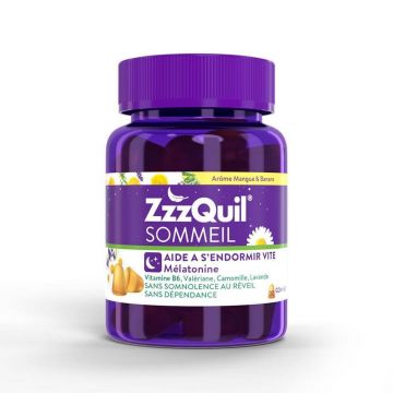 ZzzQuil Sleep Taste Mango și Banană 30 de bomboane gumate