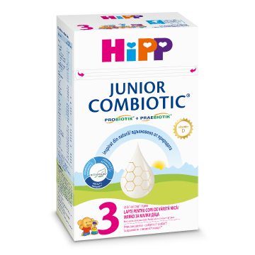 Lapte praf formula de crestere Junior Combiotic 3, 1an+, 500g, Hipp