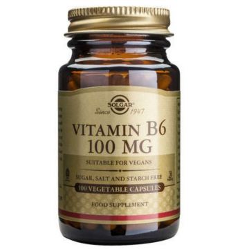 Solgar Vitamin B-6 100mg, 100 capsule