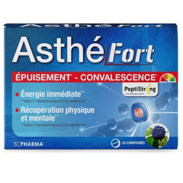 3C Pharma Asthé Fort Oboseală - Convalescență 30 comprimate