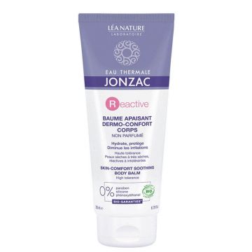 Apă termală Jonzac REactive Balsam calmant Dermo Comfort Body Balm Bio Dry Skin 200 ml