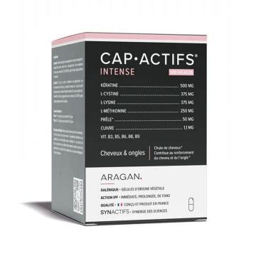 Aragan Synactifs CapActifs Intense Păr și unghii 120 Capsule