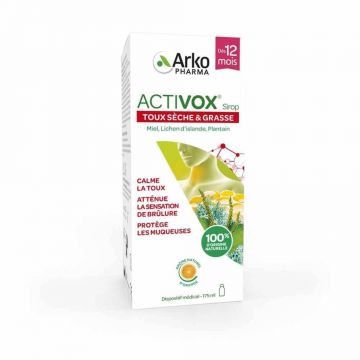 Arkopharma Activox Tuse uscată și grasă 175 ml
