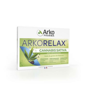 Arkopharma Arkorelax Cannabis sativa 30 comprimate