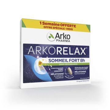 Arkopharma Arkorelax Somn puternic 8h 30 comprimate