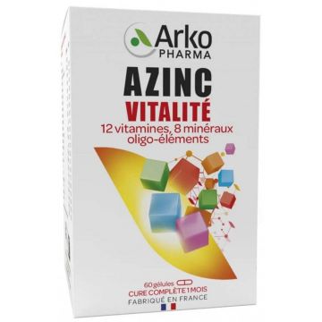 Arkopharma Azinc Shape și Vitalitate Vitamine C, E, Zinc Adult 60 capsule