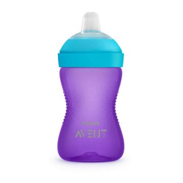 Avent Paharul meu cu gura de scurgere moale Grippy 9 luni Plus 300 ml