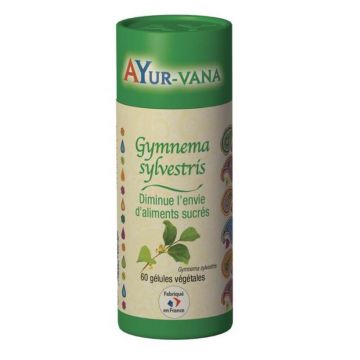 Ayur-Vana Gymnema Sylvestris Reduce pofta de dulce 60 capsule