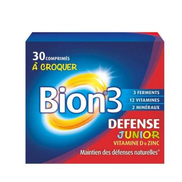 Bion3 Defence Junior A cruciferă 30 comprimate