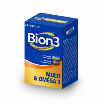 Bion3 Multi și Omega 3 30 comprimate + 30 capsule