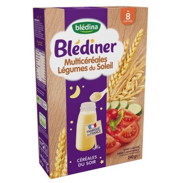 Blédina Evening Cereals Legume Du Soleil De la 8 luni Blediner 240g