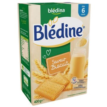 Blédina Pulbere de cereale aromă de biscuiți De la 6 luni 400g