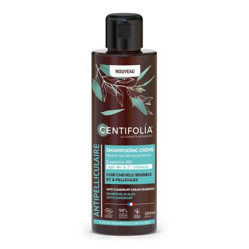 Centifolia Anti-mătreață Șampon organic cremă pentru scalp sensibil 200 ml