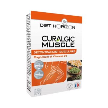 Diet Horizon Curalgic Muscle Décontractant musculaire 14 comprimate
