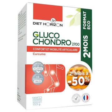 Diet Horizon Gluco Chondro 2700 Eco Format 2 luni x120 Tablete