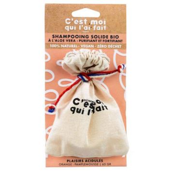 Diet World C'est Moi Qui L'ai Fait Șampon solid purifiant și fortifiant cu aloe vera 65g