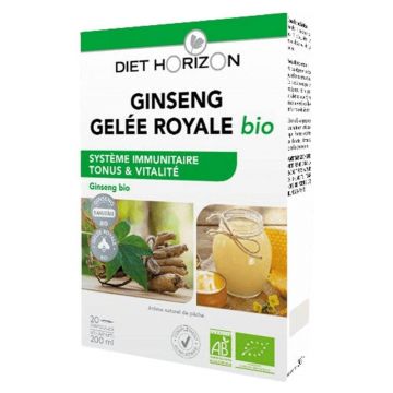 Dieta Horizon Ginseng Royal Jelly Bio 20 fiole