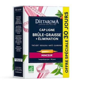 Dietaroma Fat Burner Cap Ligne + Eliminare 30 fiole
