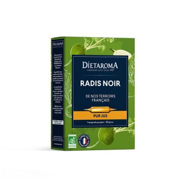Dietaroma Radis Noir Pur Jus 20 fiole