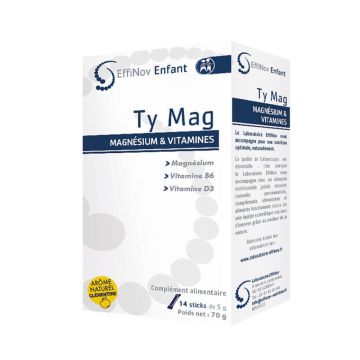 Effinov Nutrition Magit Complex de magneziu și vitamine pentru copii 14 sticks
