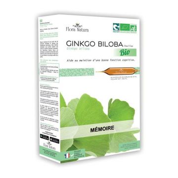 Flora Natura Organic Ginkgo Biloba Memorie 20 fiole
