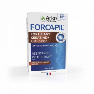 Forcapil Fortifiant Kératine+ Anti-Rupere, 60 capsule, Arkopharma