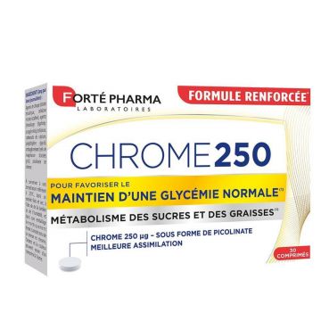 Forté Pharma Chrome 250 Maintien d'une Glycémie Normale 30 comprimate