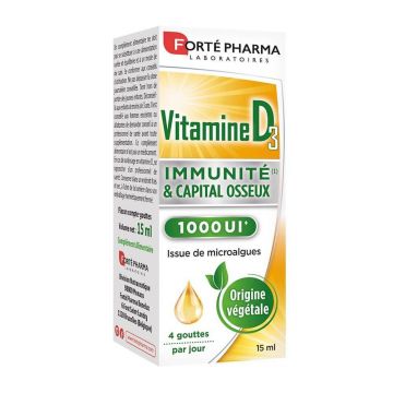 Forté Pharma Vitamine D3 picurător 15ml