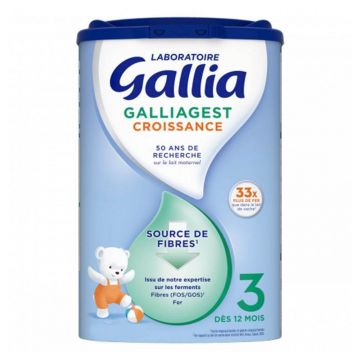 Galliagest Premium 3 Creștere Lapte praf 12 luni-3 ani 800 g