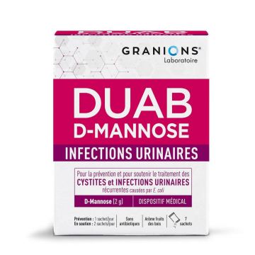 Granions DUAB D-Mannose Infecții ale tractului urinar 7 pungi