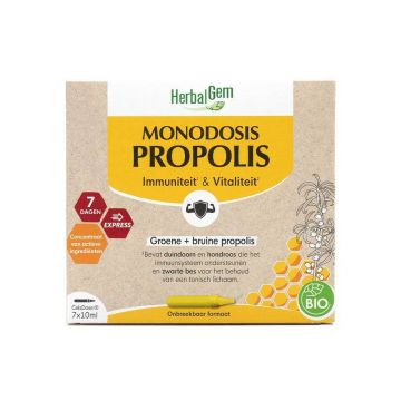 Herbalgem Propolis organic doză unică 70 ml