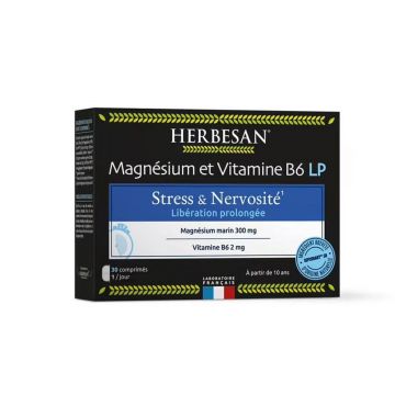 Herbesan Magneziu și vitamine B6 LP 30 comprimate