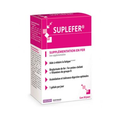 Ineldea Santé Naturelle Suplefer Supliment de fier 30 capsule