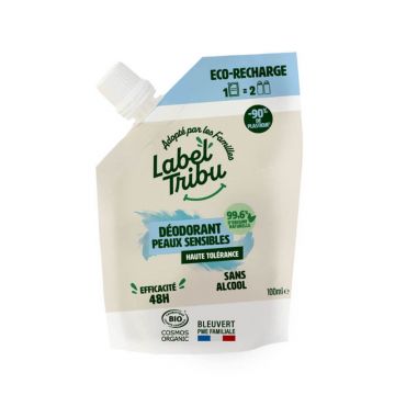 Label Tribu Reîncărcare deodorant pentru piele sensibilă Tolérance elevata 100ml