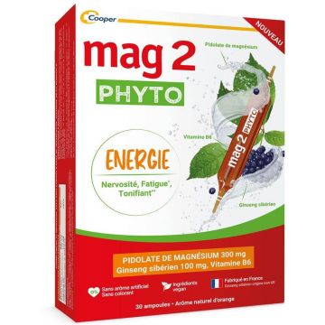 Mag 2 Phyto Energie tonic pentru nervozitate și oboseală 30 fiole