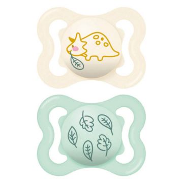 Mam Suprême Suzete simetrice din silicon 2-6 luni x2