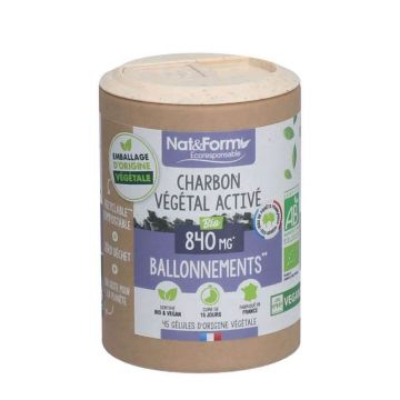 Nat&Form Active Plant Charcoal 45 capsule