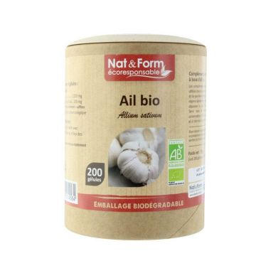 Nat&Form Usturoi organic 200 capsule