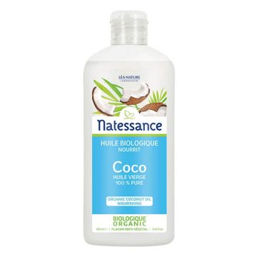 Natessance 100% pur organic ulei de nucă de cocos 250ml