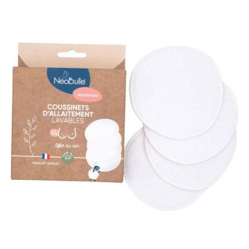 Neobulle Alăptare Coussinets D'Allaitement Lavables x4