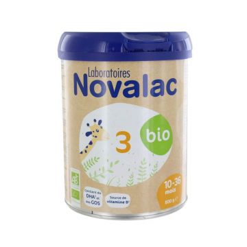 Novalac Lapte praf organic 3 800g