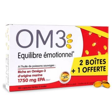 OM3 Omega 3 Echilibru emoțional 180 Capsule