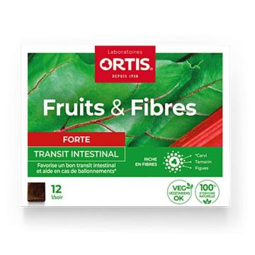 Ortis Fruits & Fibres Forte Transit 12 cuburi