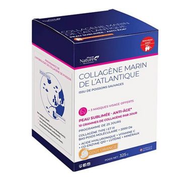 Pharm Nature Micronutrition Colagen marin Atlantic Sublimat pentru piele, anti-îmbătrânire 325g