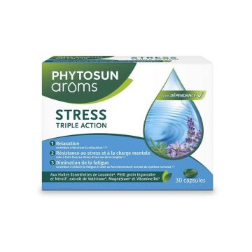 Phytosun Aroms Stress triplă acțiune cu uleiuri esențiale 30 capsule