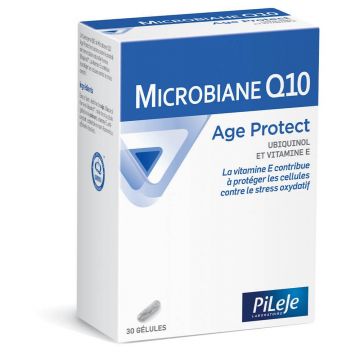 Pileje Microbiane Q10 Age Protect 30 Capsule 30 Gélules